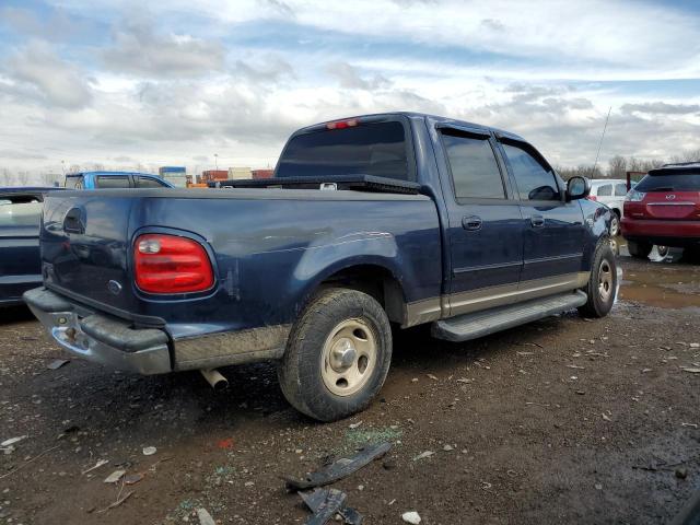 1FTRW07LX2KC54649 - 2002 FORD F150 SUPERCREW BLUE photo 3