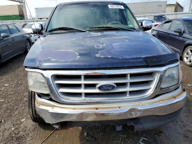 1FTRW07LX2KC54649 - 2002 FORD F150 SUPERCREW BLUE photo 5