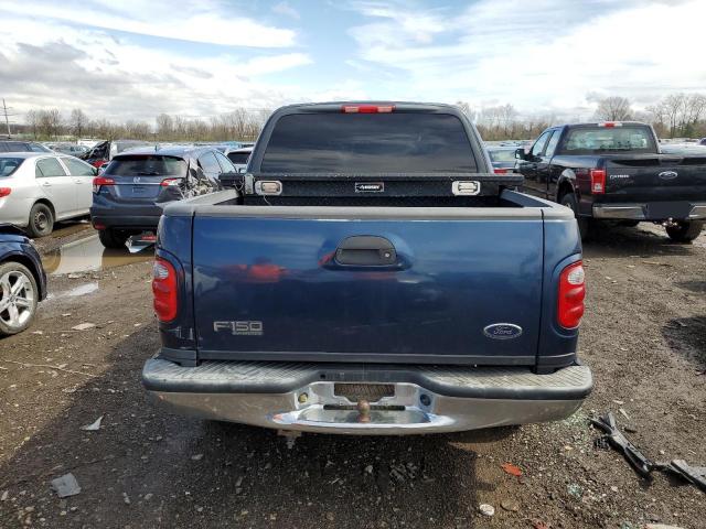 1FTRW07LX2KC54649 - 2002 FORD F150 SUPERCREW BLUE photo 6