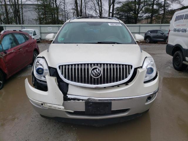 5GAKVDED7CJ100464 - 2012 BUICK ENCLAVE WHITE photo 5