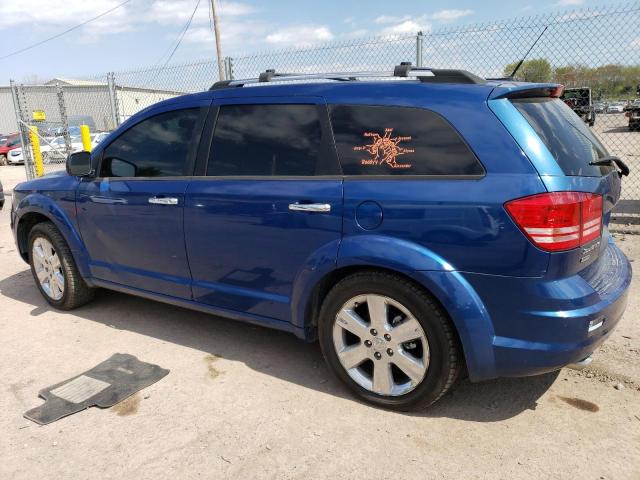 3D4GH67V19T146812 - 2009 DODGE JOURNEY R/T BLUE photo 2