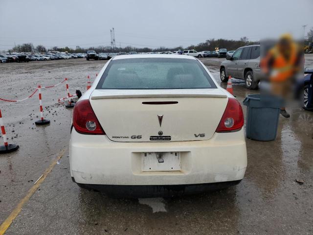 1G2ZG58N474106992 - 2007 PONTIAC G6 BASE WHITE photo 6