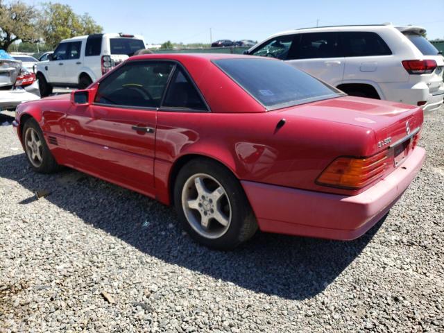 WDBFA67E8SF105959 - 1995 MERCEDES-BENZ SL 500 RED photo 2