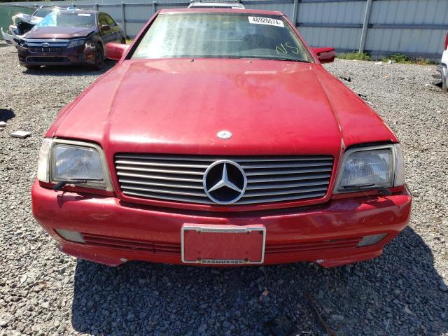 WDBFA67E8SF105959 - 1995 MERCEDES-BENZ SL 500 RED photo 5