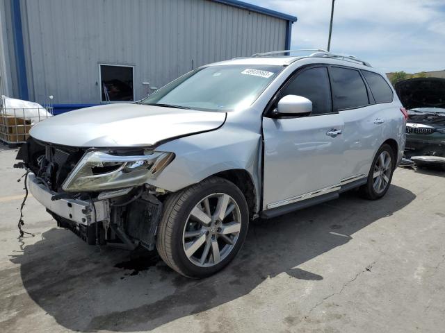 5N1AR2MM3FC717269 - 2015 NISSAN PATHFINDER S 银色 照片 1