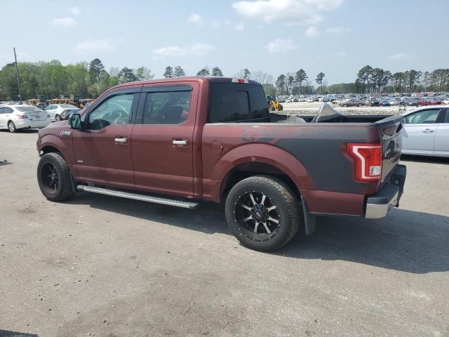 1FTEW1CP7FFC62994 - 2015 FORD F150 SUPERCREW BROWN photo 2