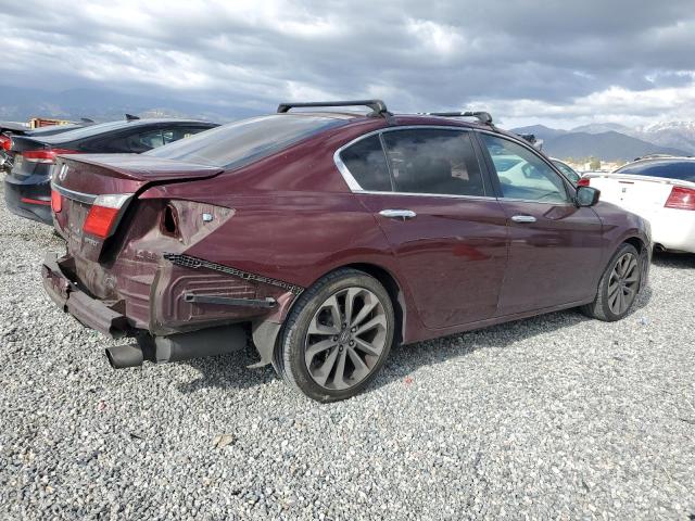 1HGCR2F5XDA229899 - 2013 HONDA ACCORD SPORT BURGUNDY photo 3