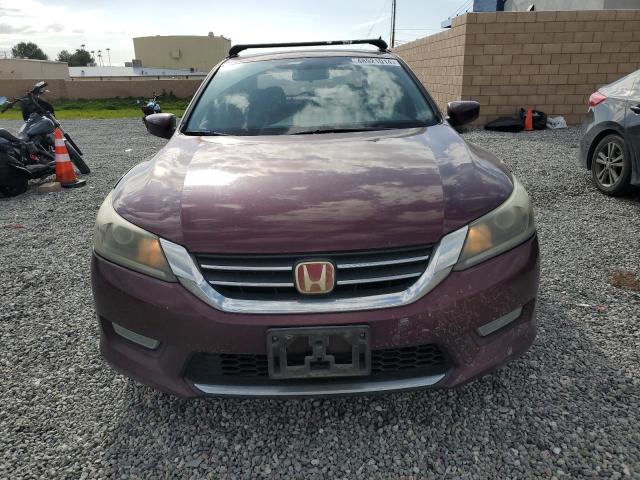 1HGCR2F5XDA229899 - 2013 HONDA ACCORD SPORT BURGUNDY photo 5