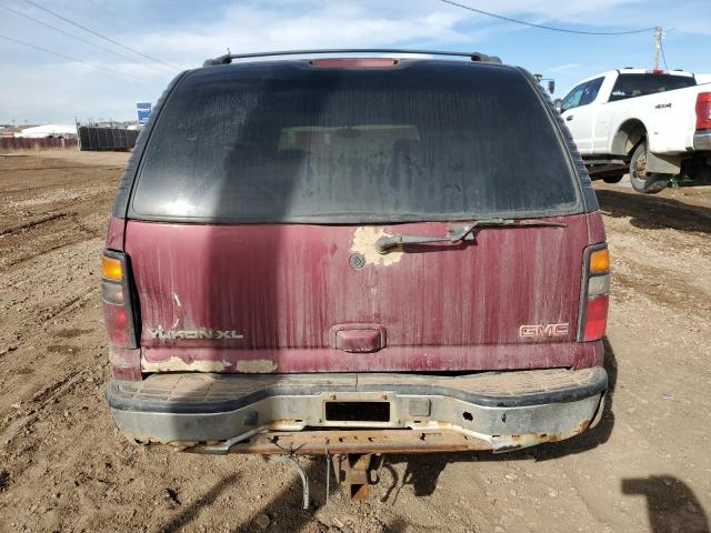 1GKFK16T94R195145 - 2004 GMC YUKON XL K1500 BURGUNDY photo 6