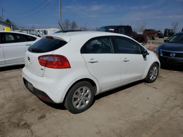 KNADM5A38D6307752 - 2013 KIA RIO LX WHITE photo 3