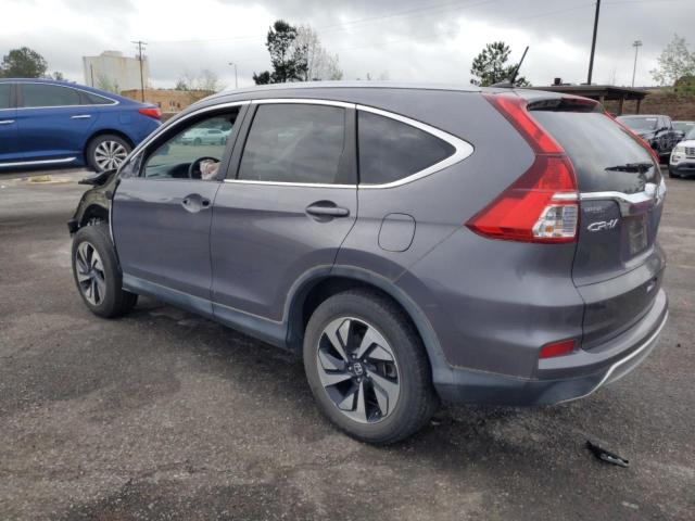 5J6RM3H91GL003279 - 2016 HONDA CR-V TOURING GRAY photo 2