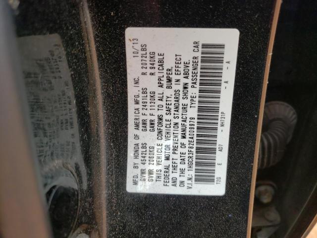 1HGCR3F82EA009979 - 2014 HONDA ACCORD EXL BLACK photo 13