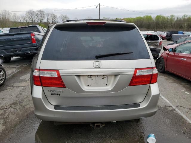 5FNRL38787B463128 - 2007 HONDA ODYSSEY EXL SILVER photo 6