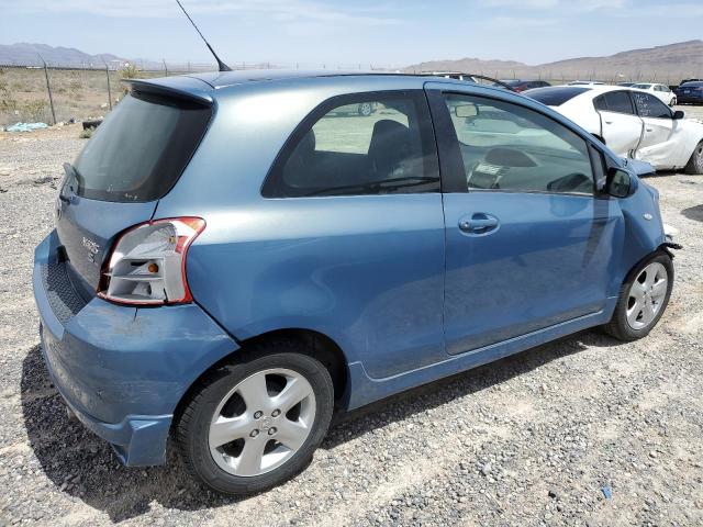 JTDJT923X85143897 - 2008 TOYOTA YARIS BLUE photo 3