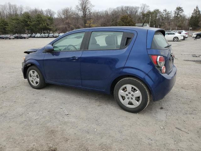 1G1JA6SG8D4132445 - 2013 CHEVROLET SONIC LS BLUE photo 2