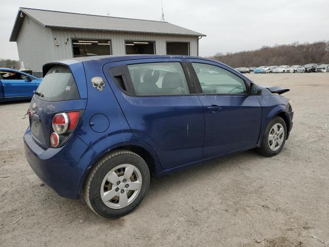 1G1JA6SG8D4132445 - 2013 CHEVROLET SONIC LS BLUE photo 3
