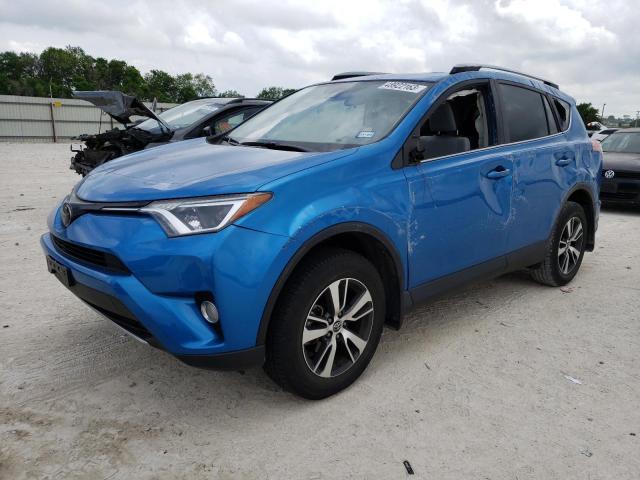 JTMWFREV8JJ729277 - 2018 TOYOTA RAV4 ADVENTURE BLUE photo 1