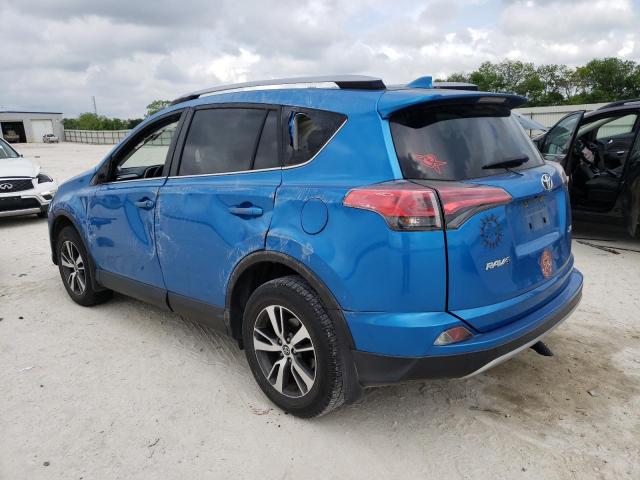 JTMWFREV8JJ729277 - 2018 TOYOTA RAV4 ADVENTURE BLUE photo 2