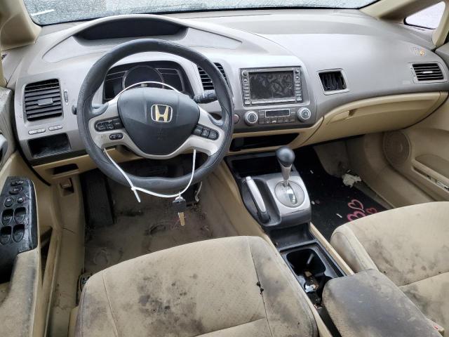 JHMFA36218S019074 - 2008 HONDA CIVIC HYBRID TAN photo 8