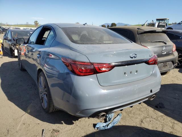 JN1FV7DP3MM850413 - 2021 INFINITI Q50 RED SPORT 400 GRAY photo 2