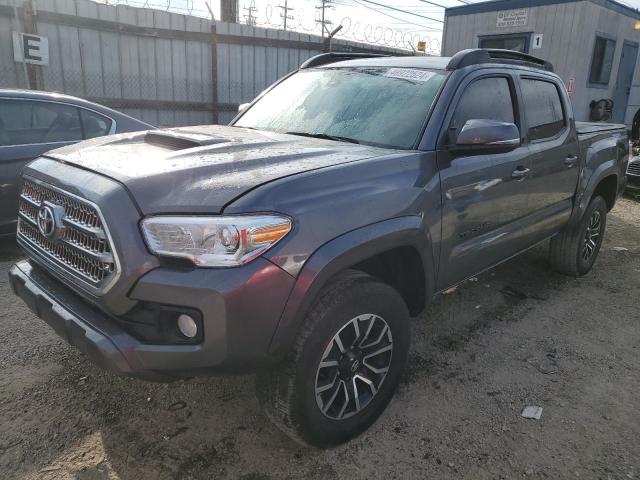 5TFAZ5CN9MX115465 - 2021 TOYOTA TACOMA DOUBLE CAB GRAY photo 1