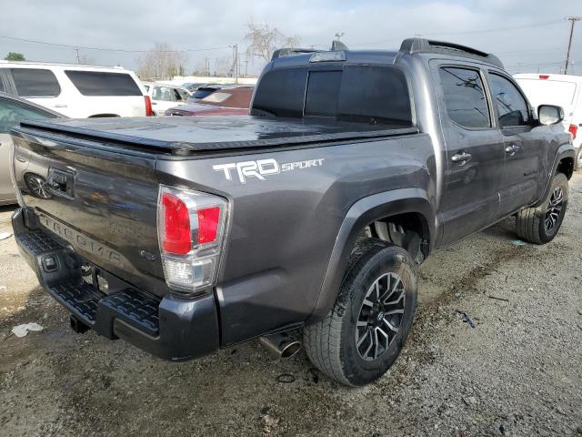 5TFAZ5CN9MX115465 - 2021 TOYOTA TACOMA DOUBLE CAB GRAY photo 3