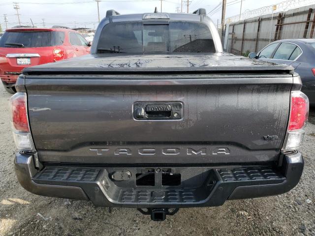 5TFAZ5CN9MX115465 - 2021 TOYOTA TACOMA DOUBLE CAB GRAY photo 6