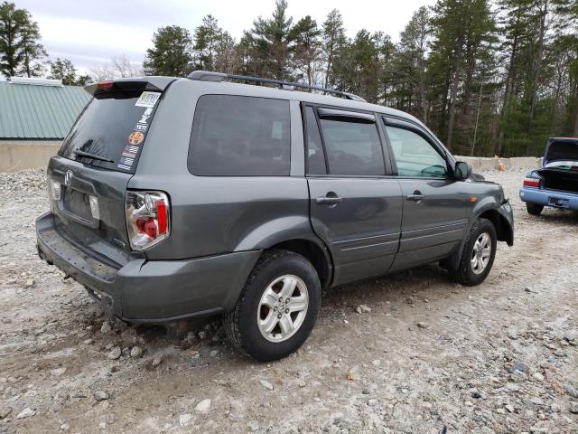 5FNYF18238B054208 - 2008 HONDA PILOT VP GRAY photo 3