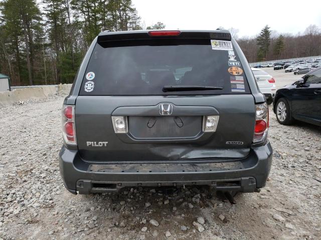 5FNYF18238B054208 - 2008 HONDA PILOT VP GRAY photo 6