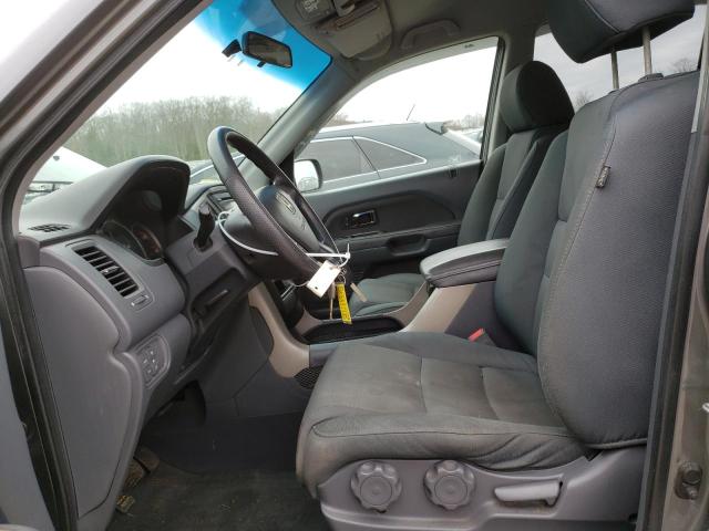 5FNYF18238B054208 - 2008 HONDA PILOT VP GRAY photo 7