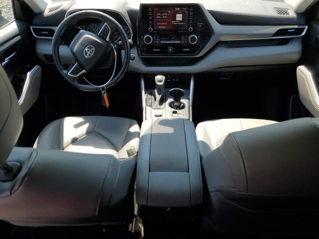 5TDGZRAH0MS522708 - 2021 TOYOTA HIGHLANDER XLE BLACK photo 8