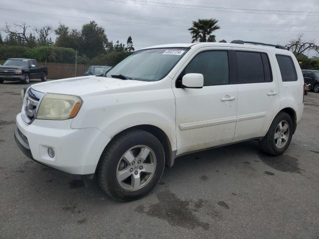 5FNYF38529B015164 - 2009 HONDA PILOT EXL WHITE photo 1