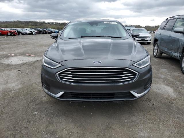 3FA6P0CD5KR249214 - 2019 FORD FUSION SEL GRAY photo 5