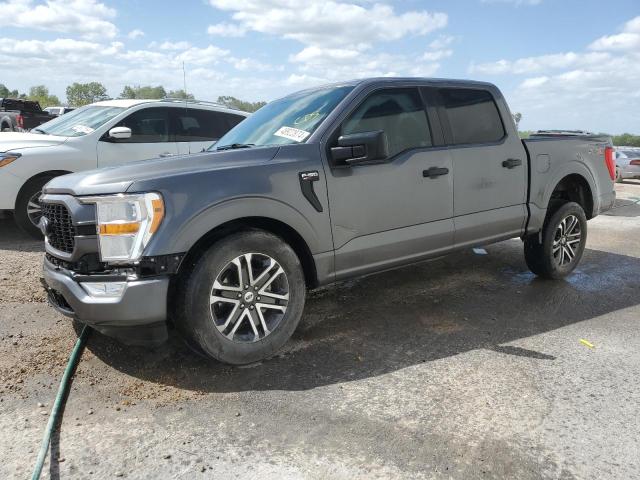 1FTEW1CP8MKD98488 - 2021 FORD F150 SUPERCREW GRAY photo 1