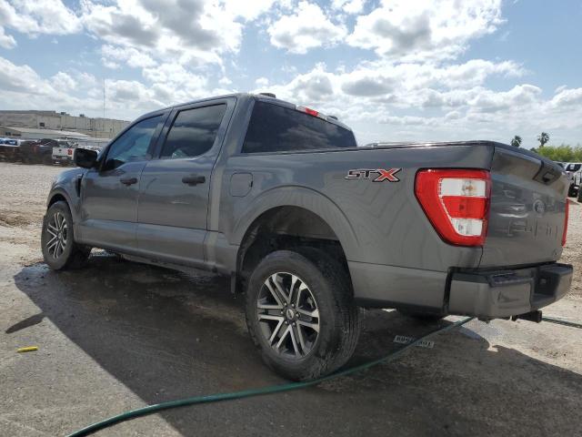 1FTEW1CP8MKD98488 - 2021 FORD F150 SUPERCREW GRAY photo 2