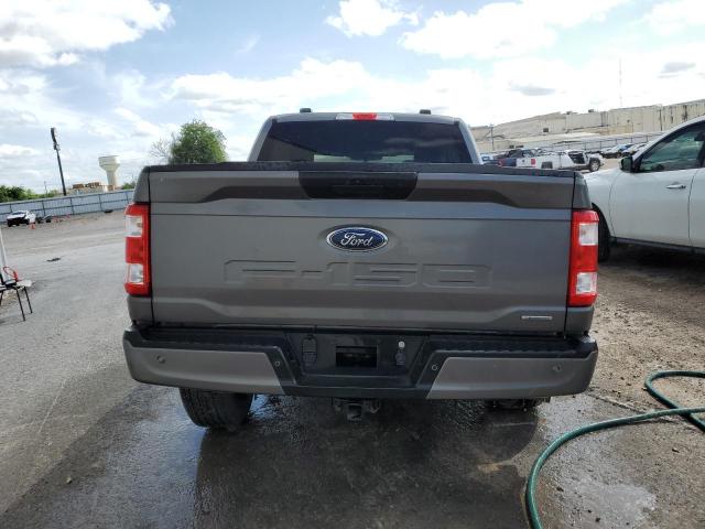 1FTEW1CP8MKD98488 - 2021 FORD F150 SUPERCREW GRAY photo 6
