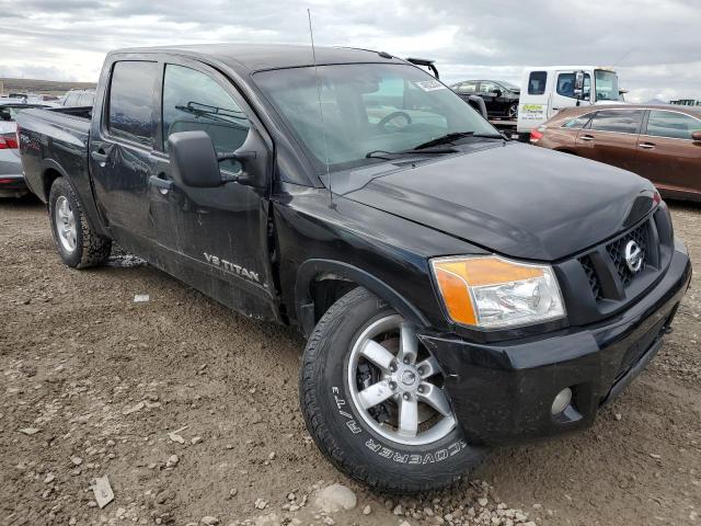 1N6BA0EC0CN313577 - 2012 NISSAN TITAN S BLACK photo 4