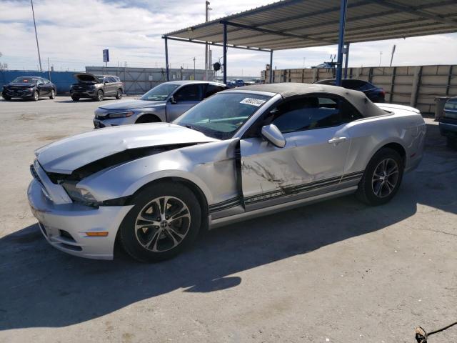 1ZVBP8EM0E5295154 - 2014 FORD MUSTANG SILVER photo 1