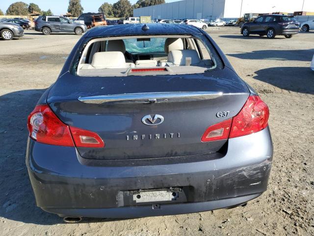 JN1CV6AP6BM504001 - 2011 INFINITI G37 BASE GRAY photo 6