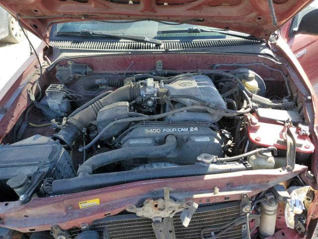 5TEGN92N43Z224440 - 2003 TOYOTA TACOMA DOUBLE CAB PRERUNNER RED photo 11
