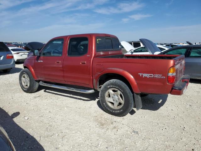 5TEGN92N43Z224440 - 2003 TOYOTA TACOMA DOUBLE CAB PRERUNNER RED photo 2