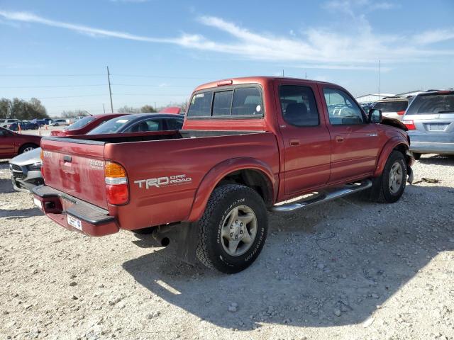 5TEGN92N43Z224440 - 2003 TOYOTA TACOMA DOUBLE CAB PRERUNNER RED photo 3