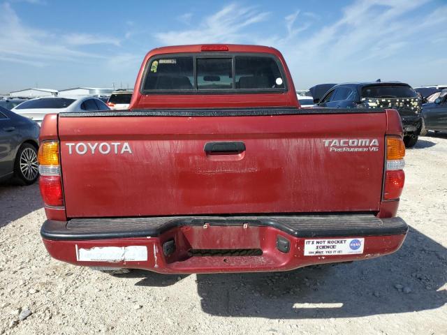 5TEGN92N43Z224440 - 2003 TOYOTA TACOMA DOUBLE CAB PRERUNNER RED photo 6