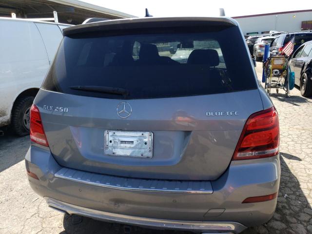 WDCGG0EB0EG243448 - 2014 MERCEDES-BENZ GLK 250 BLUETEC SILVER photo 6