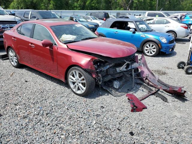 JTHBK262265012247 - 2006 LEXUS IS 250 BURGUNDY photo 4