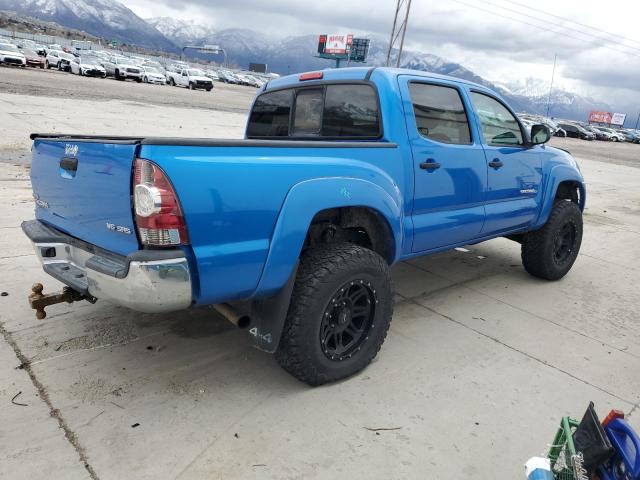 3TMLU42NX9M026200 - 2009 TOYOTA TACOMA DOUBLE CAB BLUE photo 3