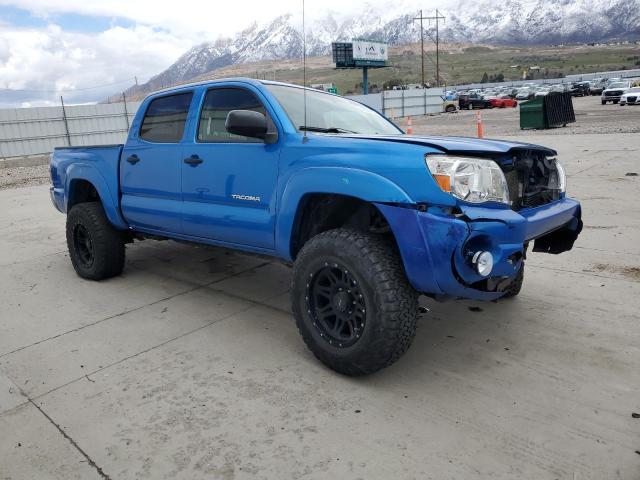 3TMLU42NX9M026200 - 2009 TOYOTA TACOMA DOUBLE CAB BLUE photo 4