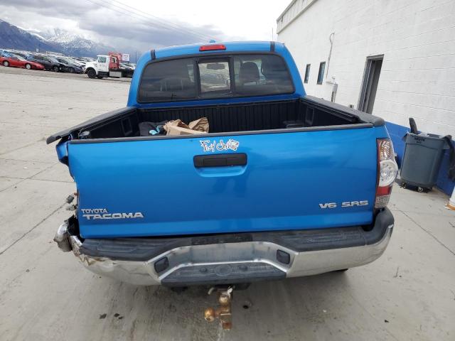 3TMLU42NX9M026200 - 2009 TOYOTA TACOMA DOUBLE CAB BLUE photo 6