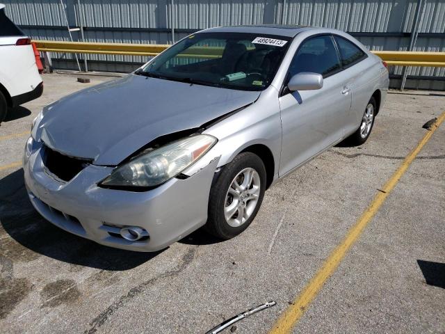 4T1CE30P98U762725 - 2008 TOYOTA CAMRY SOLA SE SILVER photo 1