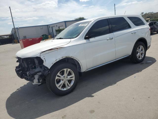 1C4RDHAG8DC665853 - 2013 DODGE DURANGO SXT WHITE photo 1